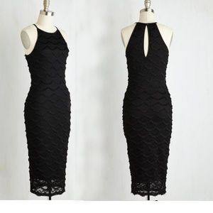 Modcloth Lovely Day Fringe Midi Dress